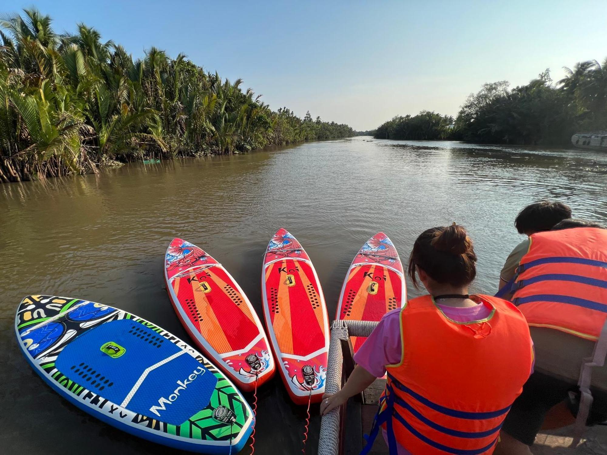 Hide Away Bungalows In Ben Tre City Exterior foto